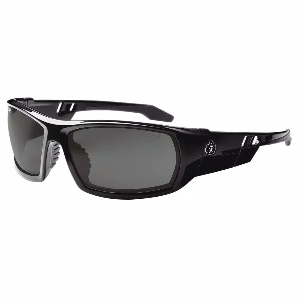 Ergodyne Skullerz Dagr Smoke Lens Black Safety Glasses - ANSI Z87.1+ Ballistic Impact Rated