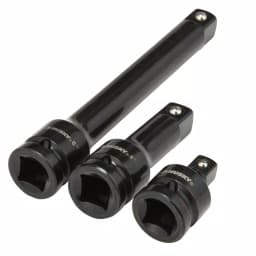 Husky 3-Piece Impact Accessory Set, 1/2 in. Drive Extensions and Adapter thumbnail 2