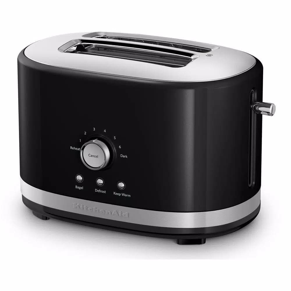KitchenAid KMT2116OB 2-Slice Wide Slot Toaster, Onyx Black