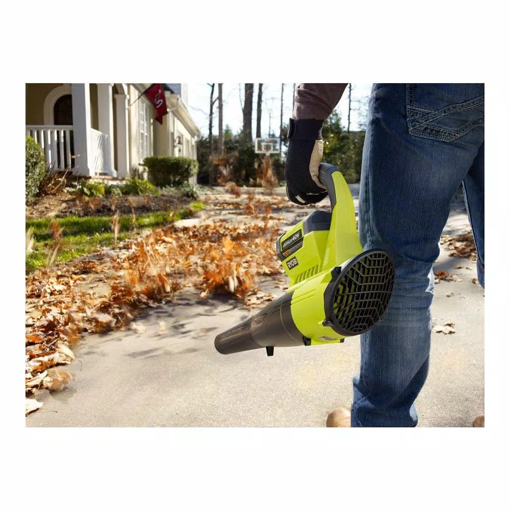 RYOBI 40V MAX Cordless Jet Fan Leaf Blower, 155 MPH, 300 CFM (Tool Only)