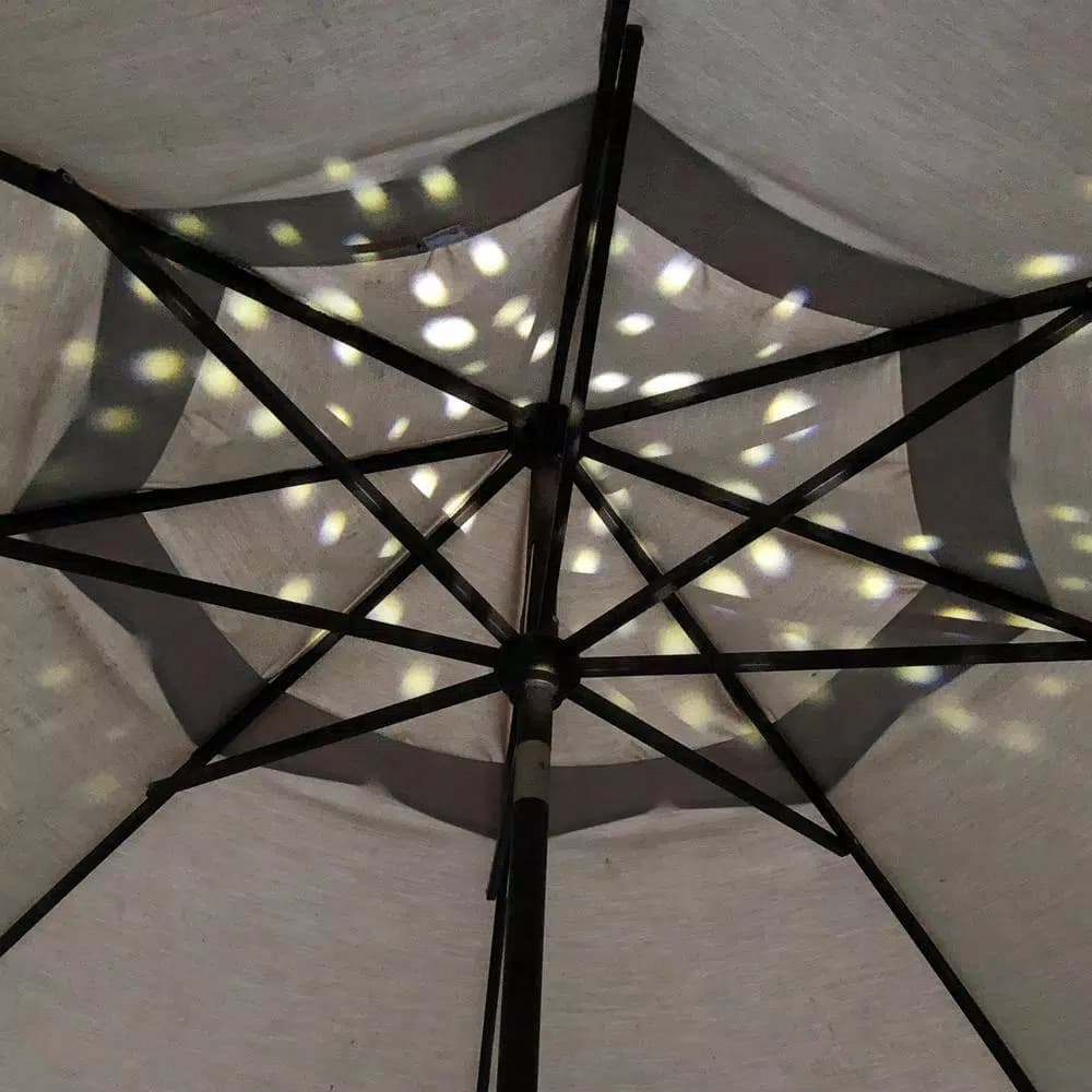 LUMABASE White Dots LED Projector Light - Rotating Confetti Effect for Indoor and Outdoor Use