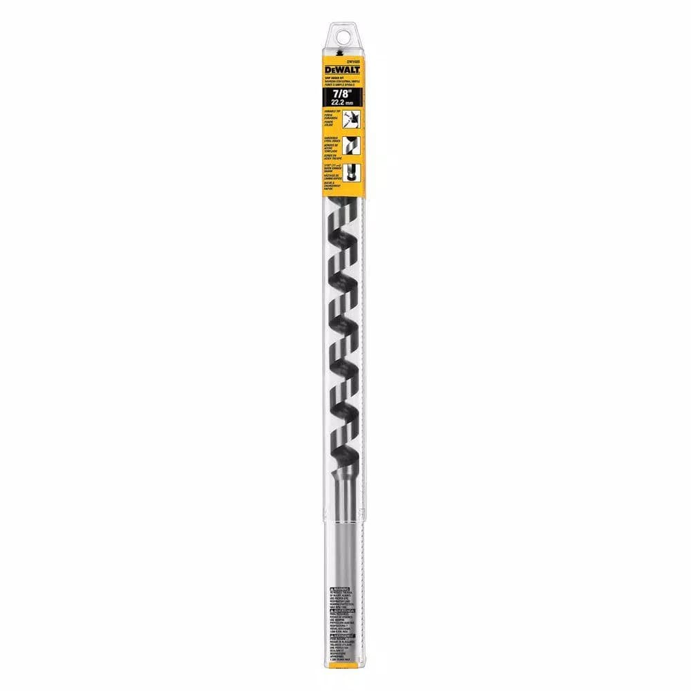 DEWALT 7/8 in. x 17 in. Ship Auger Bit with 7/16 in. Ball Groove Shank