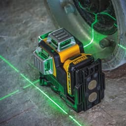 DEWALT 12V MAX Lithium-Ion 3-Beam 360-Degree Green Laser Level Kit with TOUGHSYSTEM 22 in. Tool Box thumbnail 6