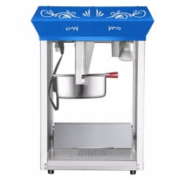 Great Northern Great Norther Foundation 8 oz. Blue Countertop Popcorn Machine with Stainless Steel Kettle thumbnail 1