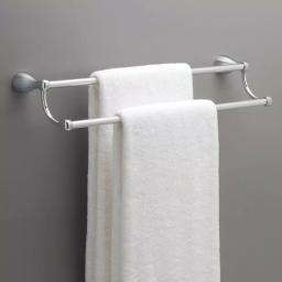 Delta Foundations 24 in. Double Towel Bar, Polished Chrome thumbnail 2
