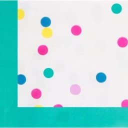 Sugar Plum Party SugarPlum Collection 32-Piece Confetti Assorted Disposable Cocktail Paper Napkins thumbnail 2