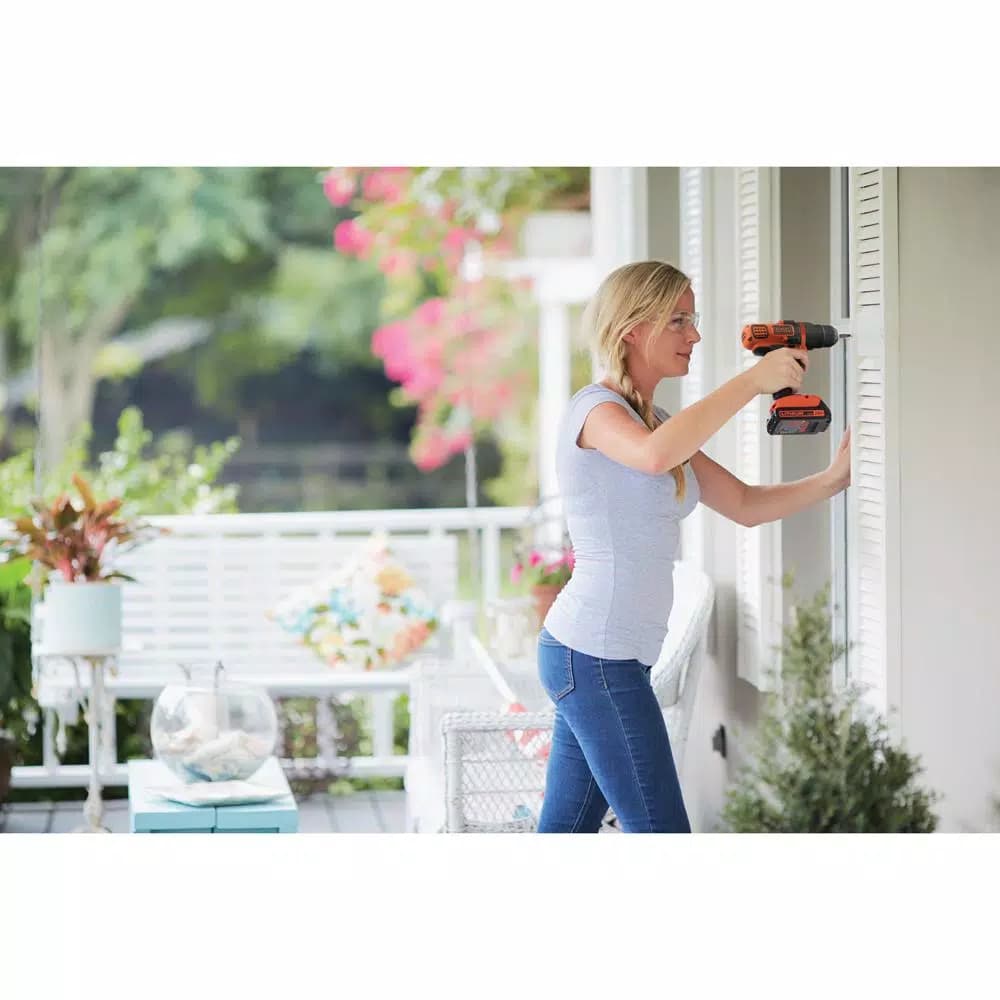 BLACK+DECKER 20V MAX Lithium-Ion Cordless Drill/Driver and Impact Driver 2-Tool Combo Kit