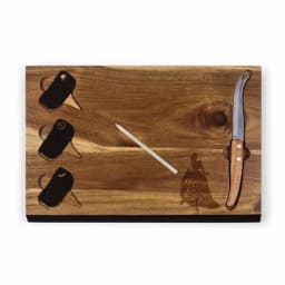 TOSCANA Cinderella Delio 15 in. Acacia Wood Cheese Board and Tools Set thumbnail 1