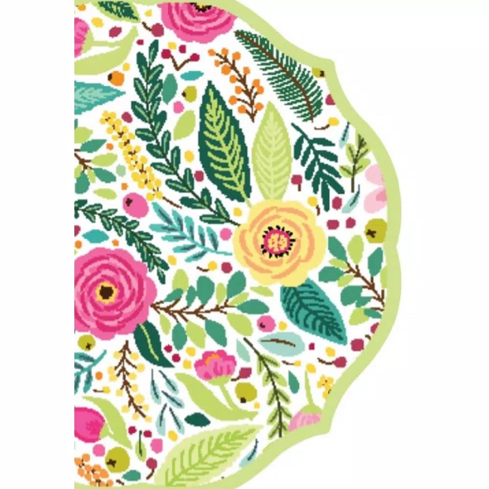 Sugar Plum Party SugarPlum Spring Blossoms 16-Piece Paper Dinner Plate Set