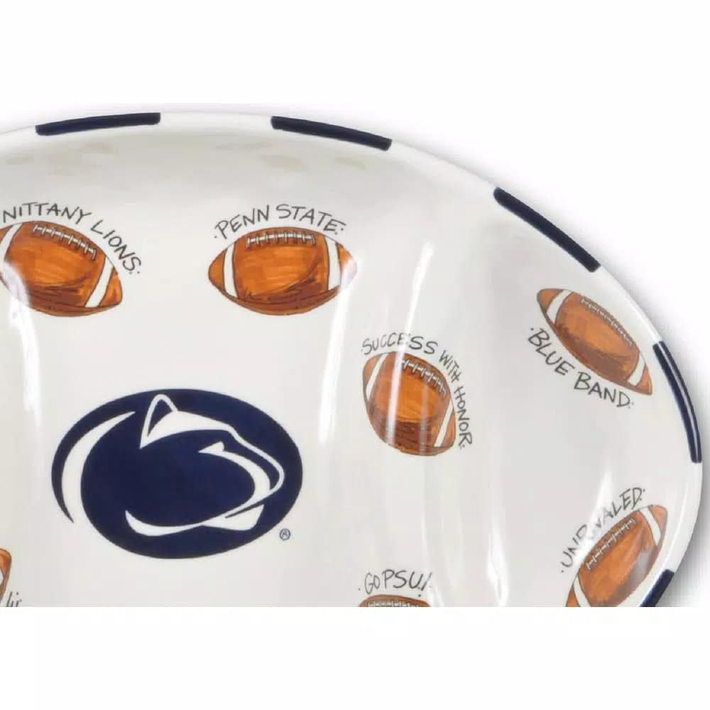 Magnolia Lane Penn State Nittany Lions Officially Licensed Ceramic Football Tailgating Serving Platter