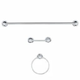 Delta Silverton 4-Piece Chrome Bath Hardware Set thumbnail 2