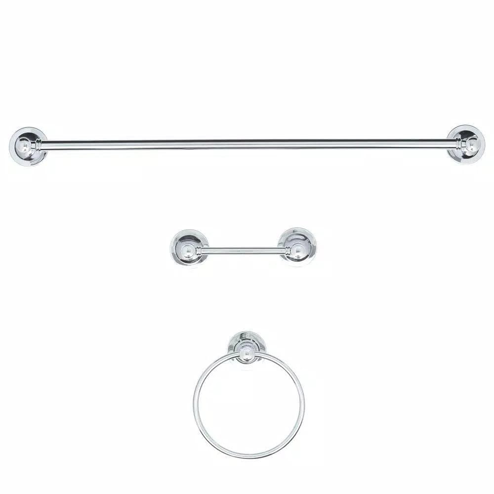 Delta Silverton 4-Piece Chrome Bath Hardware Set
