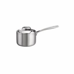 Tramontina 1.5 Qt Tri-Ply Clad Stainless Steel Sauce Pan with Lid thumbnail 1