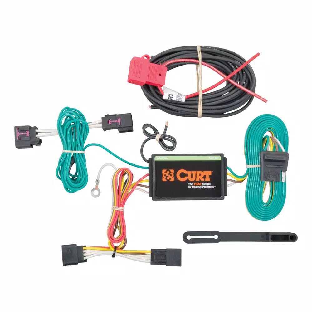 CURT Custom Vehicle-Trailer Wiring Harness for Chevrolet Cruze, 4-Way Flat Output
