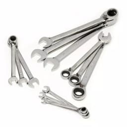 Husky 25-Piece SAE/Metric Reversible Ratcheting Wrench Set thumbnail 2