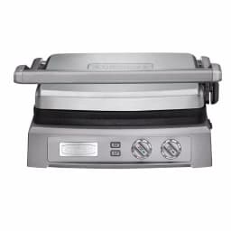 Cuisinart Deluxe Griddler 240 sq. in. Stainless Steel Indoor Grill with Dual-Zone Temperature Control thumbnail 1