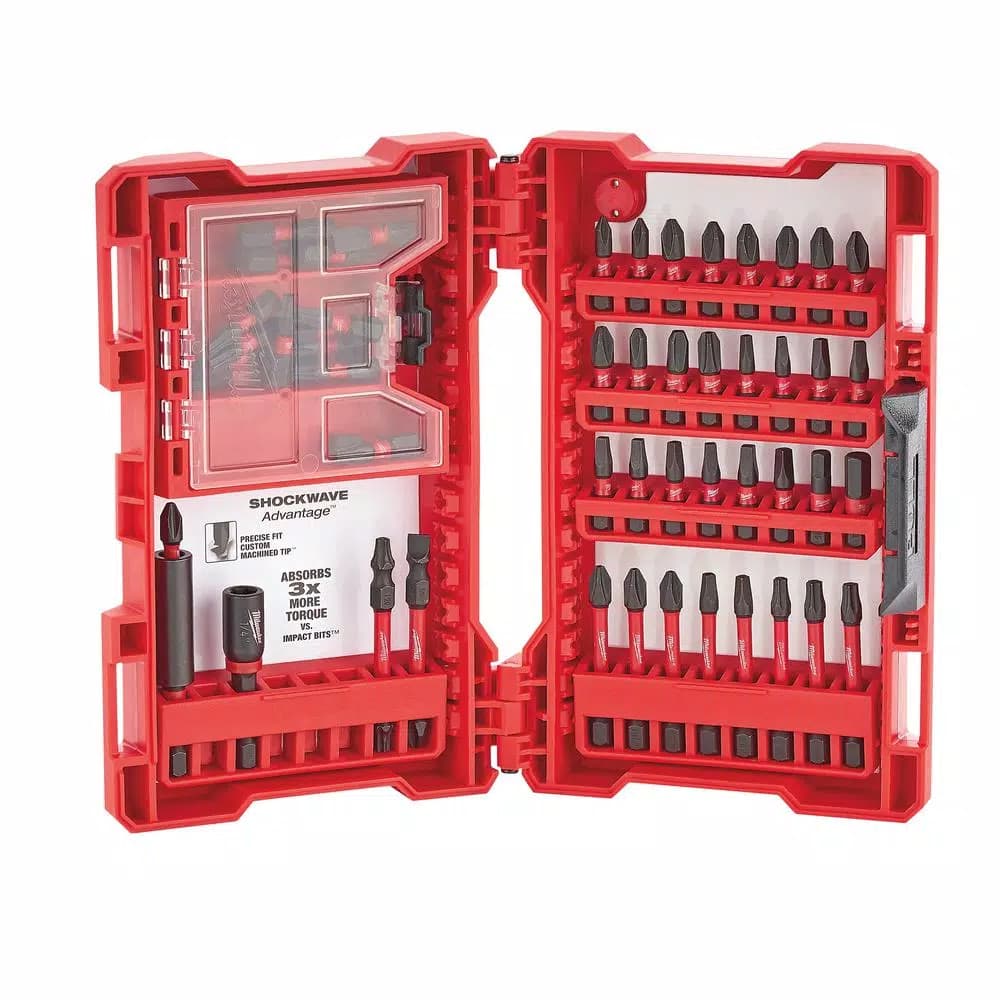 Milwaukee SHOCKWAVE Impact Duty Driver Bit Set, 56-Piece