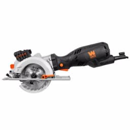 WEN 5 Amp 4-1/2 in. Compact Circular Saw with Laser Guide and Carrying Case thumbnail 3