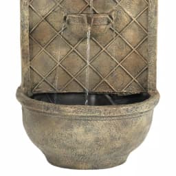 Sunnydaze Decor Messina Florentine Stone Electric Outdoor Wall Fountain thumbnail 3