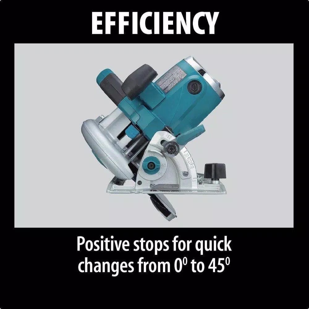 Makita 5007MG 7-1/4 in. 15 Amp Corded Magnesium Circular Saw with LED Light and Hard Case