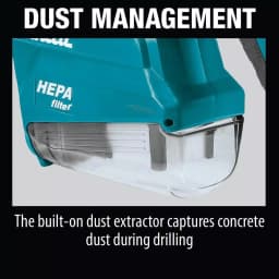 Makita HR2661 1 in. AVT Rotary Hammer with HEPA Dust Extractor, SDS-Plus, D-Handle thumbnail 9