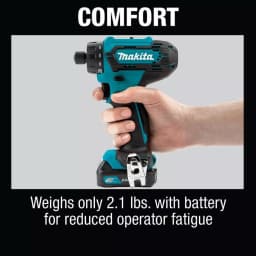 Makita 12V max CXT Cordless 1/4 in. Hex Screwdriver Kit, 2.0Ah thumbnail 11