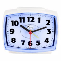 Equity by La Crosse 3 in. Analog Electric Alarm Clock with Backlight, White thumbnail 3