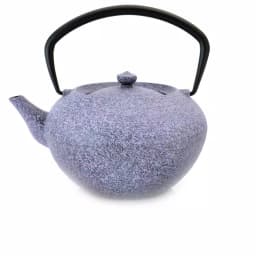 BergHOFF Studio 5.6-Cup Cast Iron Purple Teapot with Stainless Steel Mesh Insert thumbnail 1