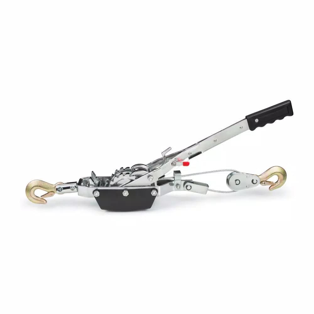 TEKTON 2 Ton Dual Gear Power Puller with 3/16 in. Aircraft-Grade Steel Cable