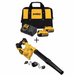 DEWALT 20V MAX Cordless Compact Jobsite Blower Kit with (2) 5 Ah Batteries and Charger thumbnail 1