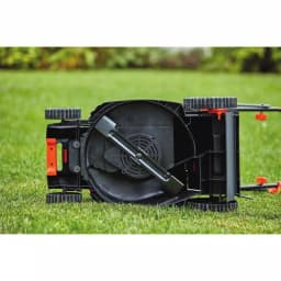 BLACK+DECKER 15 in. 10 Amp Corded Electric Walk Behind Push Lawn Mower with Bagger thumbnail 13