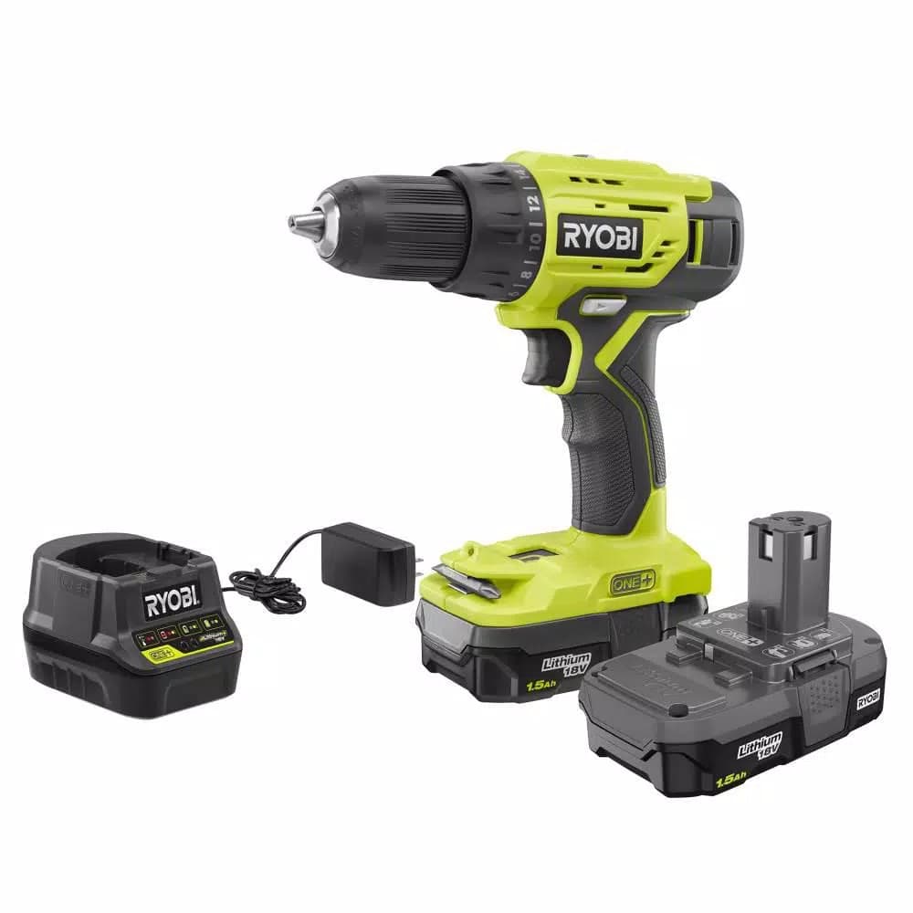 RYOBI 10 in. Sliding Compound Miter Saw and 18V ONE+ 1/2 in. Drill/Driver Kit