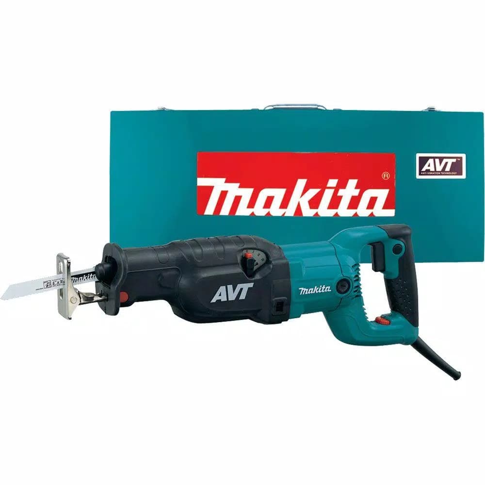 Makita 15 Amp AVT Reciprocating Saw with Anti-Vibration Technology and Metal Case