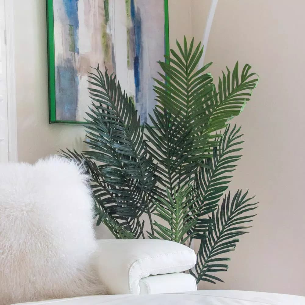 Nearly Natural 5 ft. Paradise Palm Silk Tree - Artificial Green Tropical Palm
