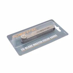 POWERTEC 26-Blade Feeler Gauge Set, 0.0015-0.025 in. Dual Marked Imperial and Metric thumbnail 2