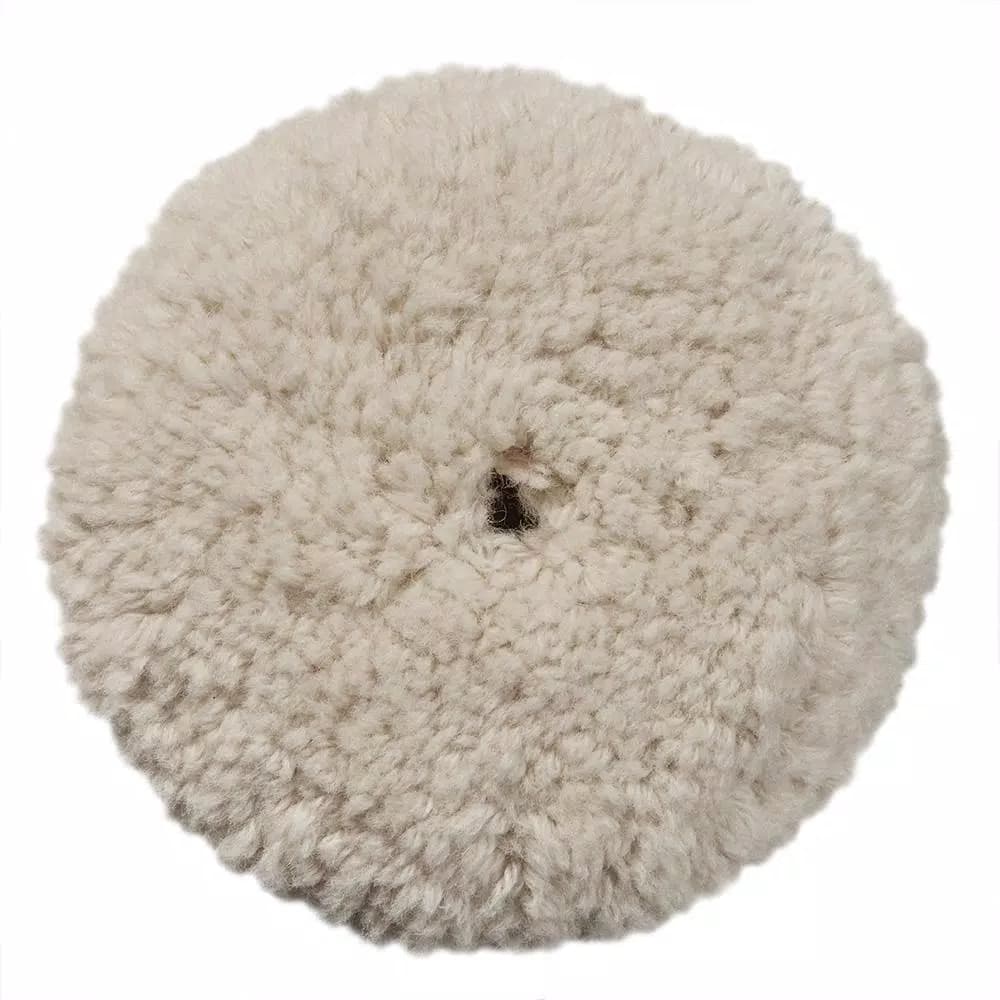 Milwaukee 7 in. Wool Polishing Pad for Car Paint
