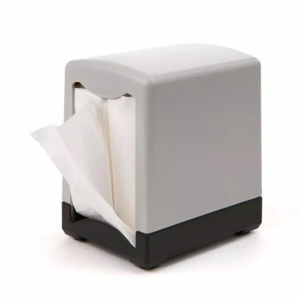 Mind Reader Black 7 in. Interfold Tabletop Napkin Dispenser, 2-Pack