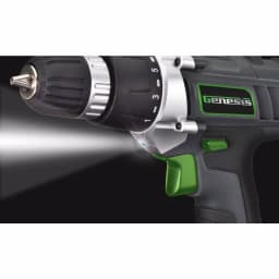 Genesis GCD18BK 18V Cordless Drill Driver Kit with 13-Piece Bit Set and Carrying Case thumbnail 6