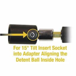 Makita Impact GOLD 1/2 in. 15 Degree Tilt Socket Adapter thumbnail 4