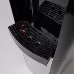 Vitapur Top Load Water Cooler Dispenser with Kettle Feature, Hot/Cold/Room Temp, Black/Stainless Steel thumbnail 3