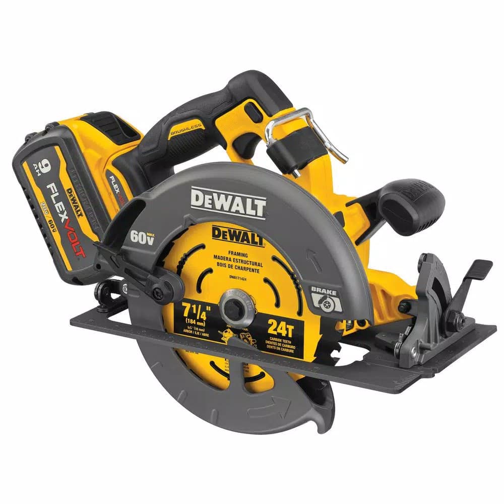 DEWALT FLEXVOLT 60V MAX Brushless 2-Tool Combo Kit with Hammer Drill and Circular Saw