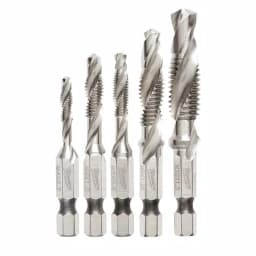 Milwaukee SHOCKWAVE 5-Piece Metric Steel Impact Drill Tap Set thumbnail 1