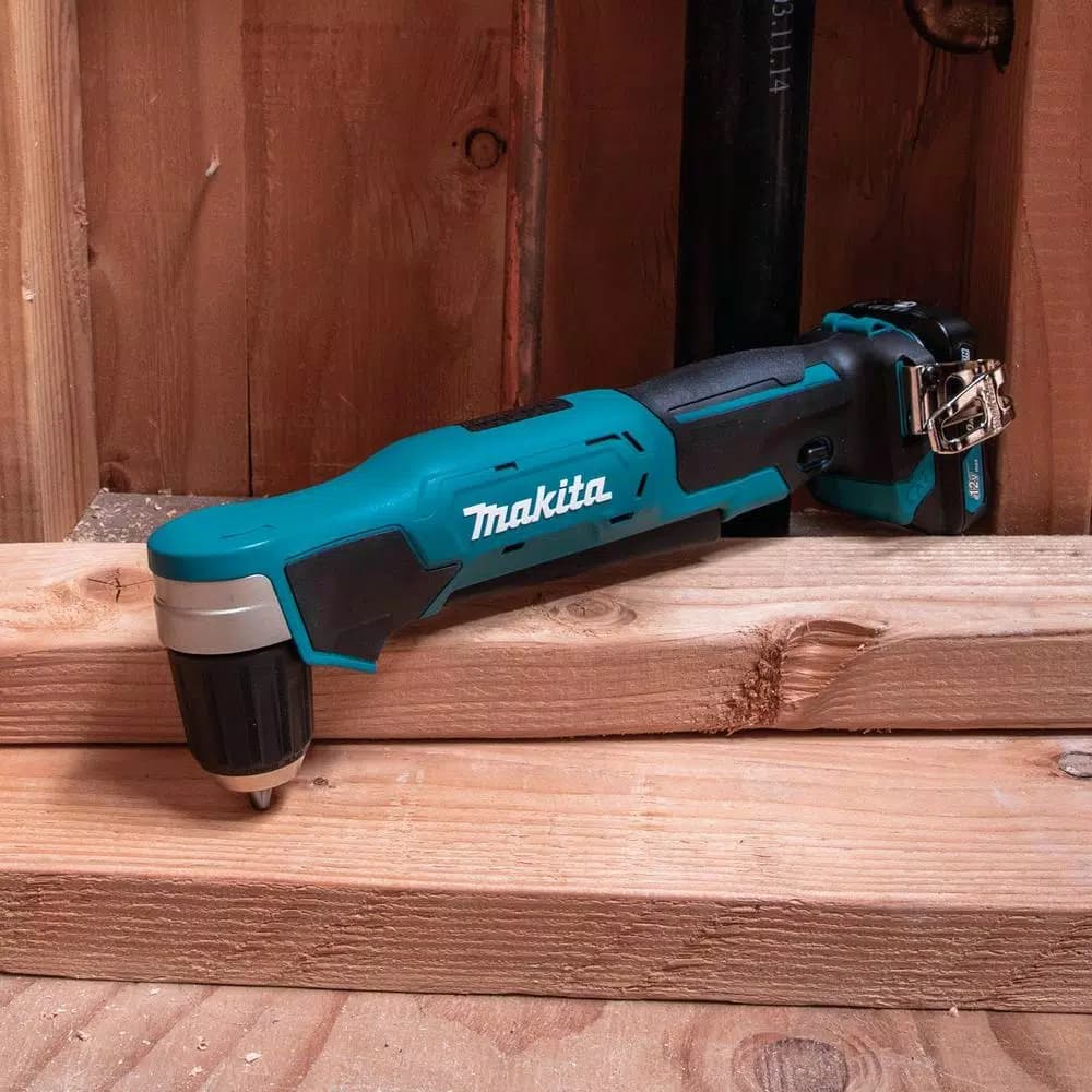 Makita 12V MAX CXT Lithium-Ion Cordless 3/8 in. Right Angle Drill Kit (2.0 Ah)