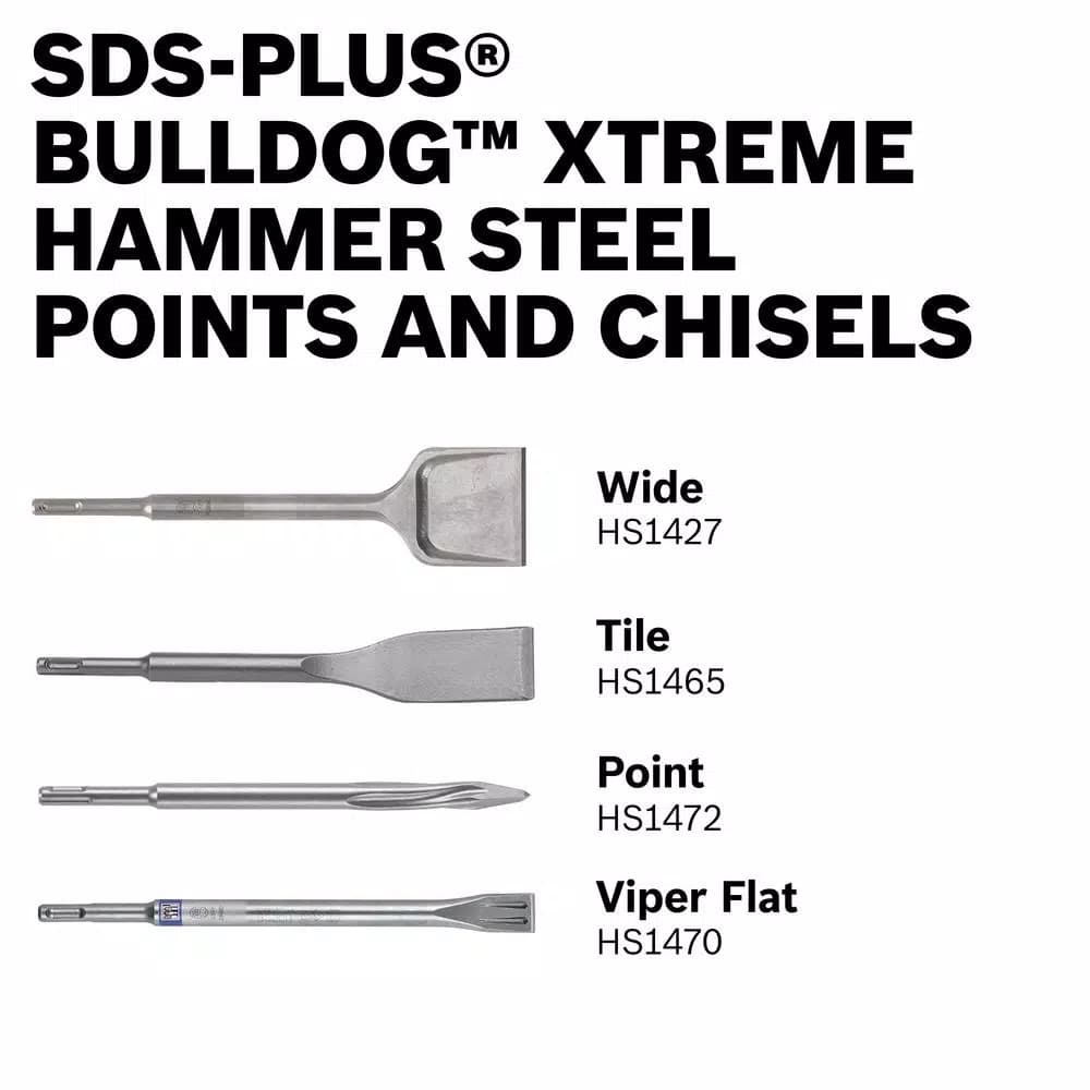 Bosch Bulldog Xtreme 10 in. SDS-Plus Star-Point Chisel