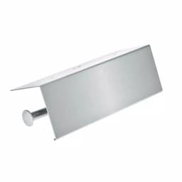 Alpine Industries Double Post Toilet Paper Holder with Storage Shelf, Brushed Stainless Steel thumbnail 6