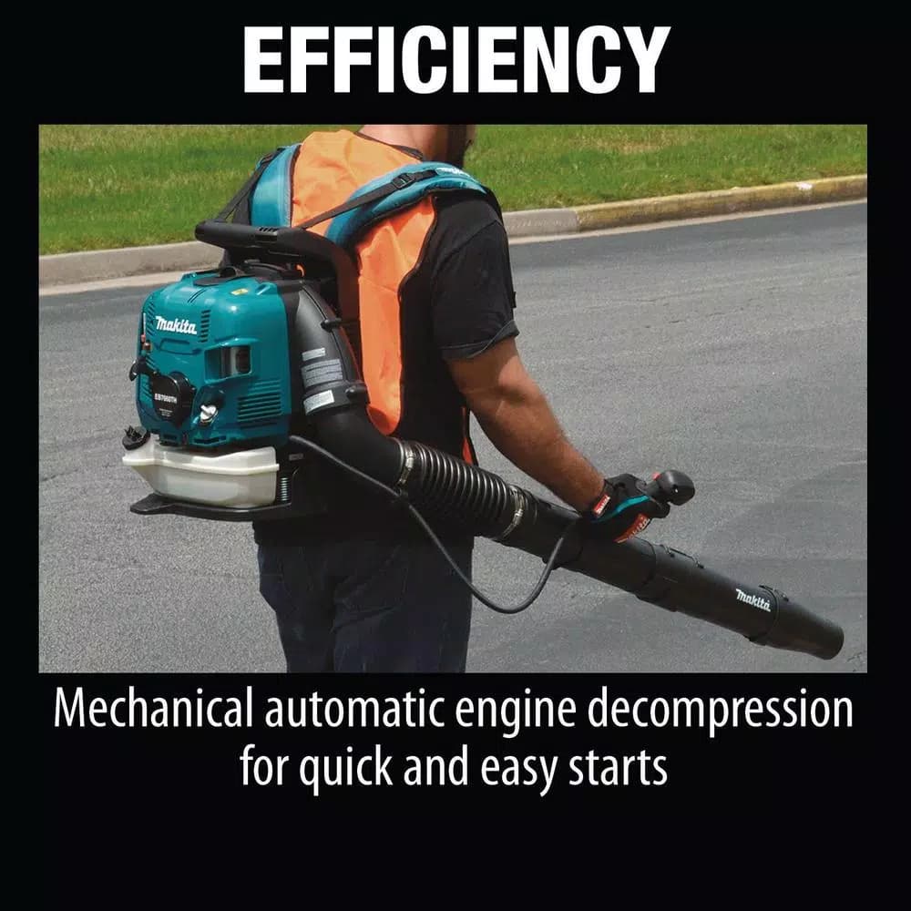 Makita EB7660TH 75.6 cc MM4 4-Stroke Gas Backpack Blower, 206 MPH, 706 CFM