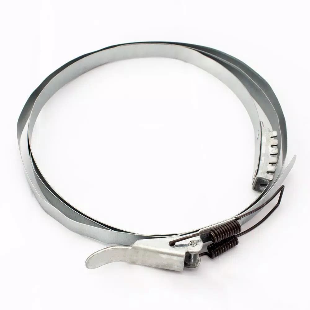 POWERTEC 14 in. Steel Band Clamp for Dust Collector