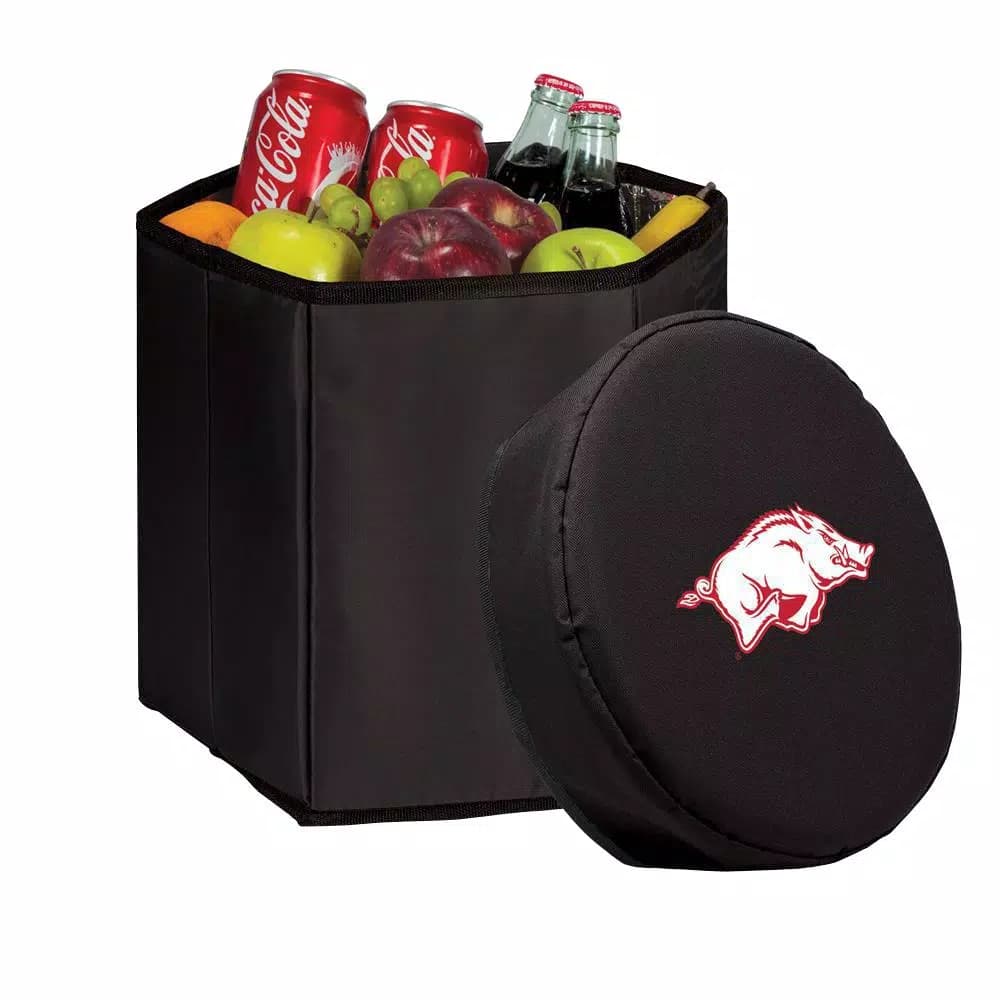 Picnic Time Arkansas Razorbacks 12 Qt. Bongo Collapsible Soft-Side Cooler - Black