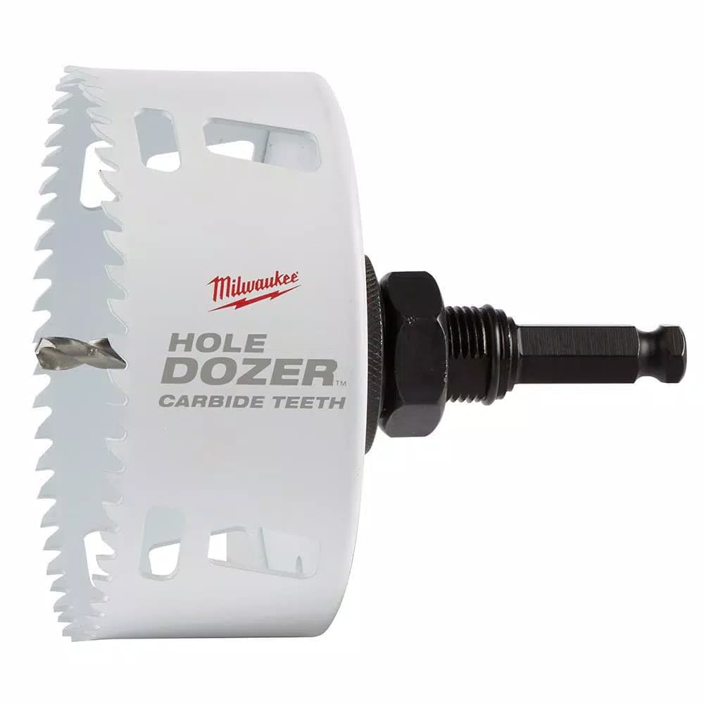 Milwaukee 4-1/4 in. Hole Dozer Carbide Hole Saw for Metal and Multi-Material