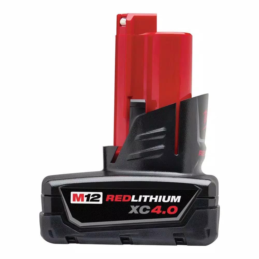 Milwaukee M12 REDLITHIUM XC 4.0 Ah 12V Lithium-Ion Extended Capacity Battery Pack
